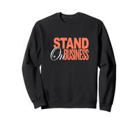Coral Color Stand On Business Coral Graphic Sudadera