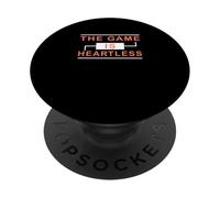 Coral Color The Game Is Heartless Coral Gráfico PopSockets PopGrip Adhesivo