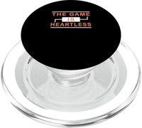 Coral Color The Game Is Heartless Coral Gráfico PopSockets PopGrip para MagSafe