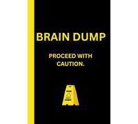 CORAL COVE HOUSE-“Brain Dump - Proceed With Caution” journal is made for clearing your mind, unloading ideas, and writing without filters.: Sized at 6 ... gift for friends, students or coworkers.