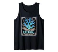 Coral de Fuego - Cnidariología Ecología Coral Biología Marina Camiseta sin Mangas