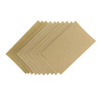Coral herramientas 74200 Essentials abrasivos papel de lija hojas con Fine tamaño mediano y grueso granos) - marrón (10 unidades)