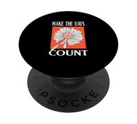 Coral No Bad Days Coral Color Gráfico PopSockets PopGrip Adhesivo