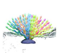 Coral Para Acuario | Silicona Realista Para Paisajismo - Estatua De Coral Artificial Para Acuario | Para Estanque Dormitorio Habitación De Estudio Biblioteca Restaurante Apartamento Residentes Urbanos