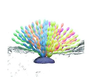 Coral Para Acuario | Silicona Realista Para Paisajismo - Estatua De Coral Artificial Para Acuario | Para Estanque Dormitorio Habitación De Estudio Biblioteca Restaurante Apartamento Residentes Urbanos
