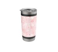 Coral Pink Herradura Bows Cowboy Hat Cowgirl Boots Riding Vaso térmico de acero inoxidable de doble pared