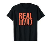 Coral Real Talk Coral Gráfico en Color Camiseta