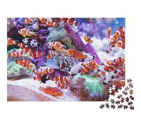 Coral Reef 1000 Piezas Puzzle Reciclado Paper Tropical Fish Adult Jigsaws Imposiblemente Difícil Desafiante Aliviar la Demencia Senil Divertido 52x38cm/1000pcs