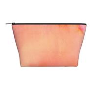 Coral Tonos De Acuarela Rosa Naranja, Bolsa de artículos de tocador Bolsa de Maquillaje Bolsa de cosméticos Bolsa de artículos de tocador de Viaje portátil