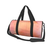 Coral Tonos De Acuarela Rosa Naranja, Bolsa de Viaje de Gran Capacidad, Bolso Redondo, Bolsa de Viaje Deportiva, Bolsa de Mano, Bolsa de Fitness