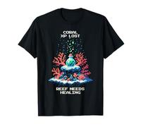 Coral XP perdida | Ocean Conservation Pixel Art Camiseta