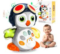 CORALEDA, Pingüino Interactivo Bebe, atrapa al pinguino si Puedes Bautizo niña, Regalo de cumpleaños para niño, Juguetes para Gatear Bebe, Salva al pinguino, Regalo de Bautizo niño.