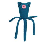 Coraline - Muñeca de pulpo de ganchillo con un ojo brillante turquesa