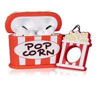 Coralogo Case for Airpods Pro 2019/Pro 2 Gen 2022 Cute 3D Food Soft Silicone Cartoon Airpod Pro Skin Funny Fun Cool Stylish Keychain Accessories Kids