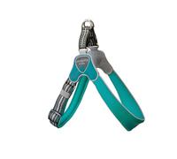 Coralpina - Arnés Cinquetorri ajustable para perros de talla pequeña a media, suave y transpirable, no daña el pelo ni obstaculiza los movimientos, color turquesa, talla 5