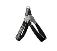 Coralpina - Arnés Cinquetorri ajustable para perros de talla pequeña a mediana, suave y transpirable, no daña el pelo y no obstaculiza los movimientos, color negro oscuro, talla 7