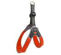 Coralpina - Arnés Cinquetorri para Perros de Talla Pequeña-Media, Suave y Transpirable, no Daña el Pelo y no Obstaculiza los Movimientos, Color Naranja, Talla 7