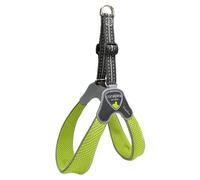 Coralpina - Arnés Cinquetorri para Perros de Talla Pequeña-Media, Suave y Transpirable, no Daña el Pelo y no Obstruye los Movimientos, Color Verde, Talla 1