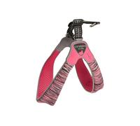 Coralpina - Arnés Powermix para perros de talla pequeña a media, suave y resistente, no daña el pelo y no obstaculiza los movimientos, color rojo melange, talla 5