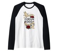 Coram DEO - Vivir Antes del Rostro DE Dios Camiseta Manga Raglan