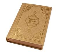 Corán en texto inglés y árabe - El Santo Corán con Tajweed, Color Coded, Hardcover Transliteration (Gold)