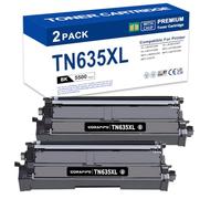 Corapipo TN635XL TN635 TN-635 - Cartucho de tóner negro compatible con Brother TN635 TN635XL Wrok para HL-L8430CDW HL-L8570CDW MFC-L8930CDW MFC-L8730CDW