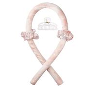 CORATED Diadema rizadora sin calor, rizadores de pelo para dormir, sin rizos de calor con pinzas para el cabello, rizos para dormir, rodillos de cinta de seda para cabello largo