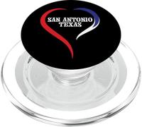 Corazón alrededor de San Antonio Texas | Amo San Antonio Texas PopSockets PopGrip para MagSafe