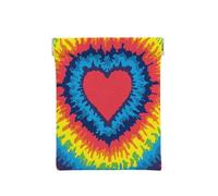 Corazón Amor Arco Iris Tie Dye, Squeeze Top Wallet Bolsa de Almacenamiento para Mujer Monedero pequeño Bolsa de Cambio