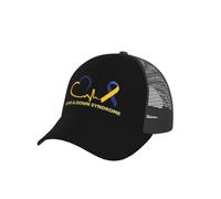 Corazón Amor Concienciación sobre El Síndrome De Down Mujer Hombre Sombrero Casual Gorra De Béisbol Secado Rápido Gorra Trucker para Verano Senderismo Deporte