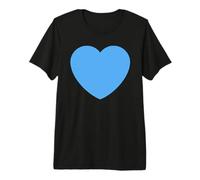 Corazón Azul Camiseta Premium