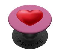 Corazón | Big Love Loving Valentine Día de San Valentín PopSockets PopGrip Adhesivo