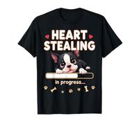 Corazón Boston Terrier perro divertido regalo Bostie Puppy Camiseta