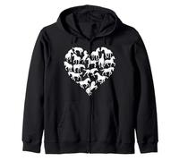 Corazón Caballo Amor Camisa Caballo Amor Montando Chica Caballos Sudadera con Capucha
