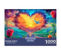 Corazón Cielo Puzzle para Adultos Obra De Arte Desafiante para Los Sentidos - El Regalo Navideño Que Conquista A Mujeres, Hombres, Adultos Y Niños (Edad Recomendada: 14+) 38x26cm/1000pcs