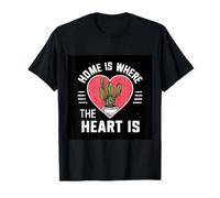 Corazón con un Texto Adecuado y Cactus para Amigos de jardín Camiseta