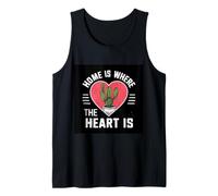 Corazón con un Texto Adecuado y Cactus para Amigos de jardín Camiseta sin Mangas
