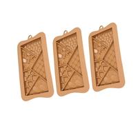 Corazón creativo rompecabezas de cacao moldes de silicona para chocolate, fondant, decoración para hornear, lanzamientos fáciles, piezas de puzle para hornear, moldes de chocolate
