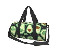 Corazón De Aguacate De Patrones Sin Fisuras Lindo, Bolsa de Viaje de Gran Capacidad, Bolso Redondo, Bolsa de Viaje Deportiva, Bolsa de Mano, Bolsa de Fitness