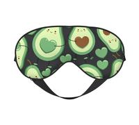 Corazón De Aguacate De Patrones Sin Fisuras Lindo, Cubreojos completos Antifaz bloqueador de luz Antifaz para dormir Antifaz suave con los ojos vendados Noche