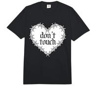 Corazón de Alambre de púas | No toques Comfort Colors Adult Heavyweight T-Shirt