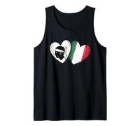 Corazón de Bandera de Córcega Italia con diseño de Isla del Orgullo Corso Camiseta sin Mangas