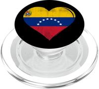 Corazón de Bandera de Venezuela Vintage para venezolano PopSockets PopGrip para MagSafe