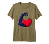 Corazón de Fuerza Camiseta Premium