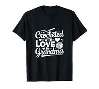Corazón de Ganchillo con Amor por la Abuela Camiseta