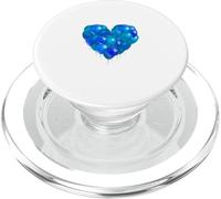 Corazón de globos azules PopSockets PopGrip para MagSafe