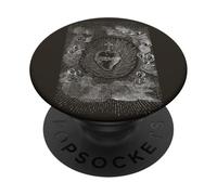 Corazón de Jesús Ángeles Arte Sagrado Católico Cristiano PopSockets PopGrip Adhesivo