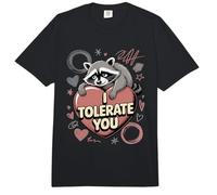 Corazón de Mapache I Tolerate You Comfort Colors Adult Heavyweight T-Shirt