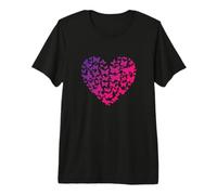 Corazón de Mariposas Camiseta Premium