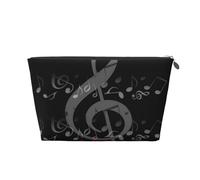 Corazón de Nota Musical, Bolsa de artículos de tocador Bolsa de Maquillaje Bolsa de cosméticos Bolsa de artículos de tocador de Viaje portátil